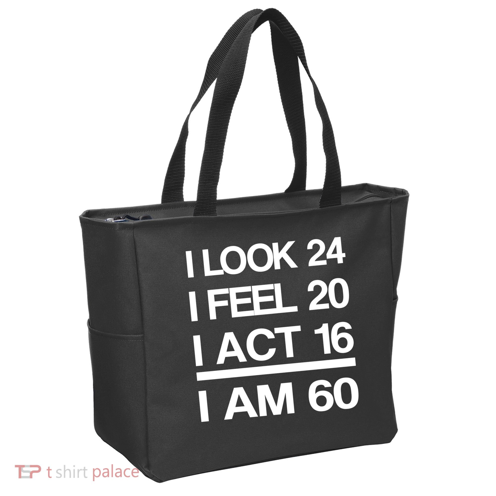I Am 60 Funny 60th Birthday Tote Bag
