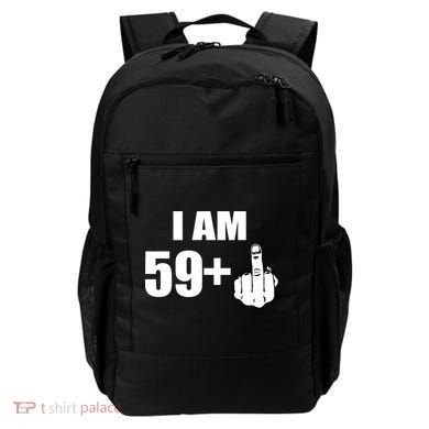 I Am 60 Middle Finger 60th Birthday Gift Backpack