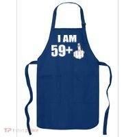 I Am 60 Middle Finger 60th Birthday Gift Apron thumb 0