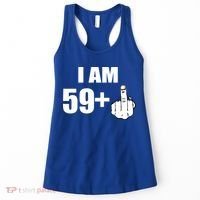I Am 60 Middle Finger 60th Birthday Gift Women's Tank Top thumb 0