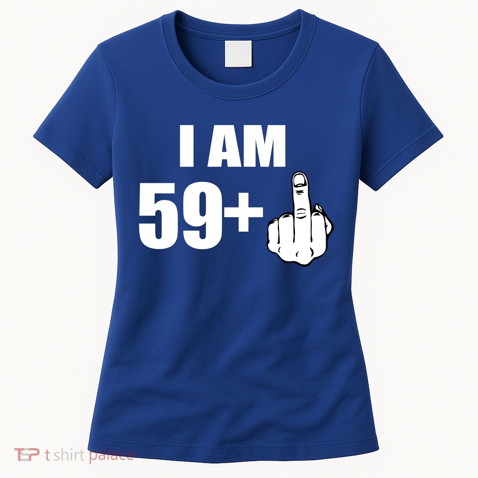 I Am 60 Middle Finger 60th Birthday Gift Women's T-Shirt