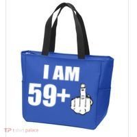 I Am 60 Middle Finger 60th Birthday Gift Tote Bag thumb 3