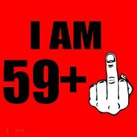 I Am 60 Middle Finger 60th Birthday Gift Santa Hat thumb 1