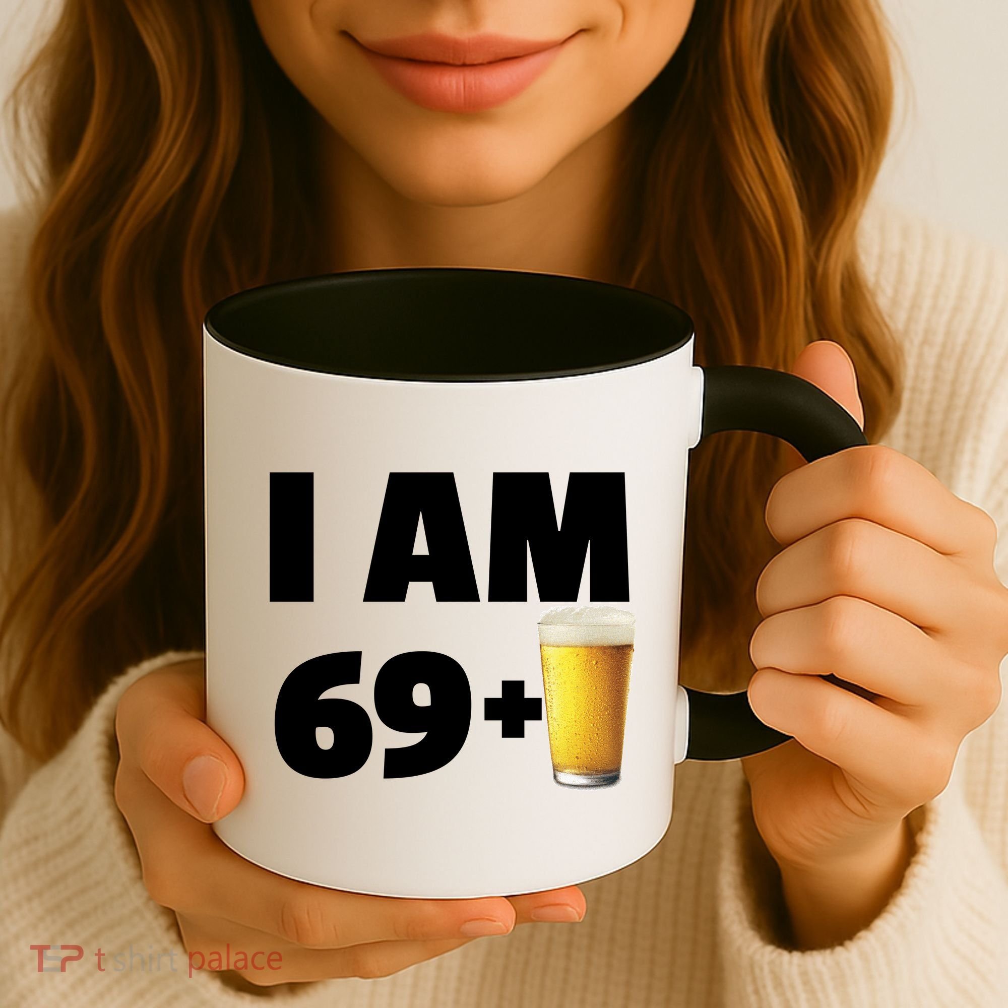 I Am 69 Plus Beer 70th Birthday Coffee Mug