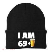 I Am 69 Plus Beer 70th Birthday Beanie thumb 0