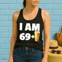 I Am 69 Plus Beer 70th Birthday Women's Tank Top thumb 2