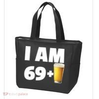 I Am 69 Plus Beer 70th Birthday Tote Bag thumb 3