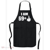 I Am 70 Middle Finger 70th Birthday Gift Apron thumb 0