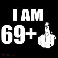 I Am 70 Middle Finger 70th Birthday Gift Apron thumb 3