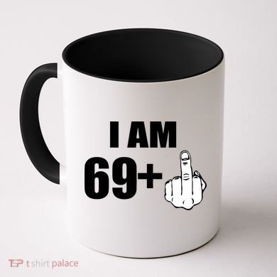 I Am 70 Middle Finger 70th Birthday Gift Coffee Mug