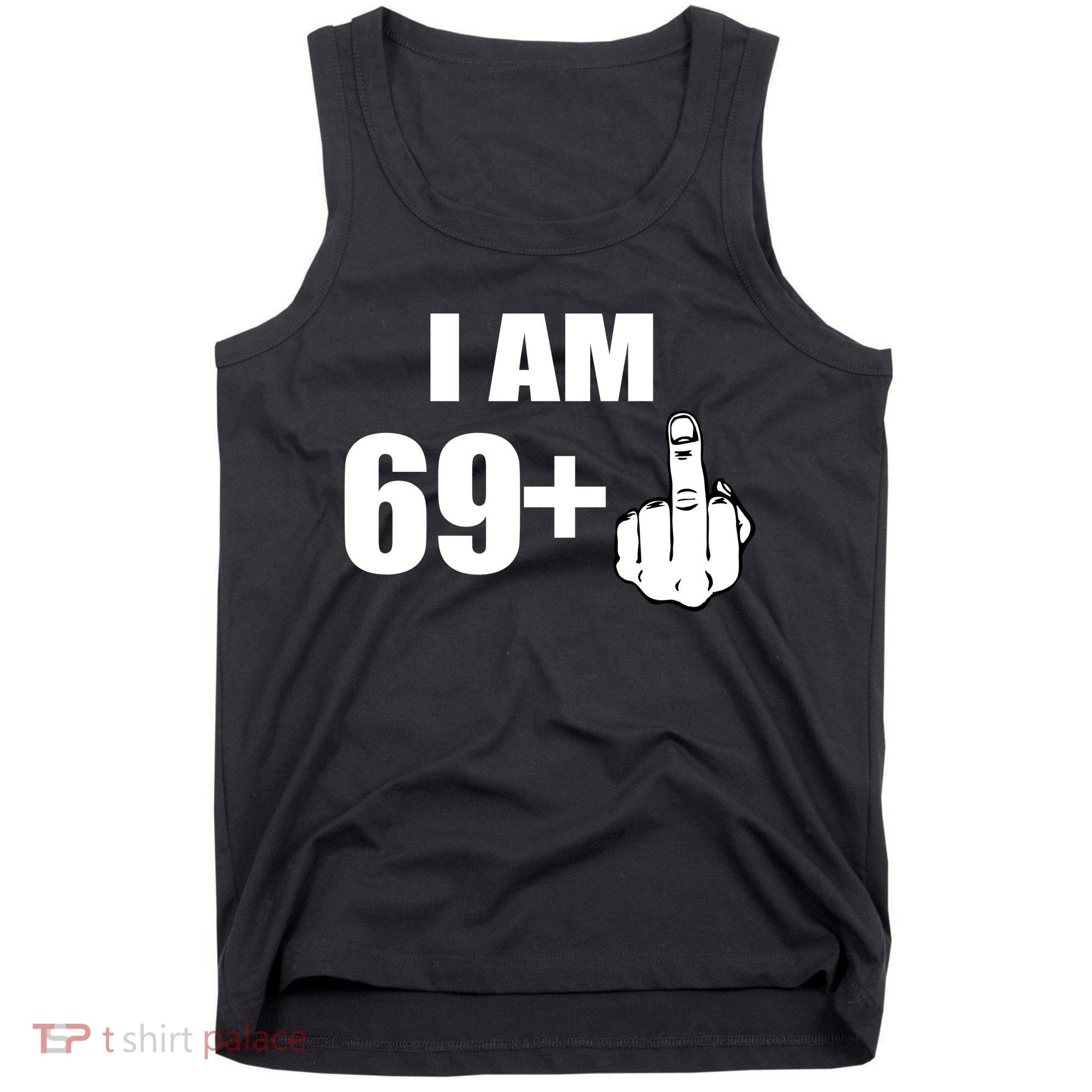 I Am 70 Middle Finger 70th Birthday Gift Tank Top