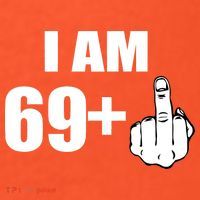 I Am 70 Middle Finger 70th Birthday Gift Long Sleeve Shirt thumb 2