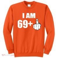 I Am 70 Middle Finger 70th Birthday Gift Sweatshirt thumb 0