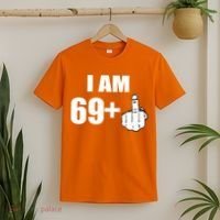 I Am 70 Middle Finger 70th Birthday Gift T-Shirt thumb 2