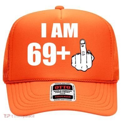I Am 70 Middle Finger 70th Birthday Gift Hat