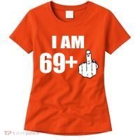 I Am 70 Middle Finger 70th Birthday Gift Women's T-Shirt thumb 0