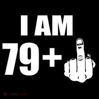 I Am 80 Middle Finger 80th Birthday Gift Bucket Hat thumb 4