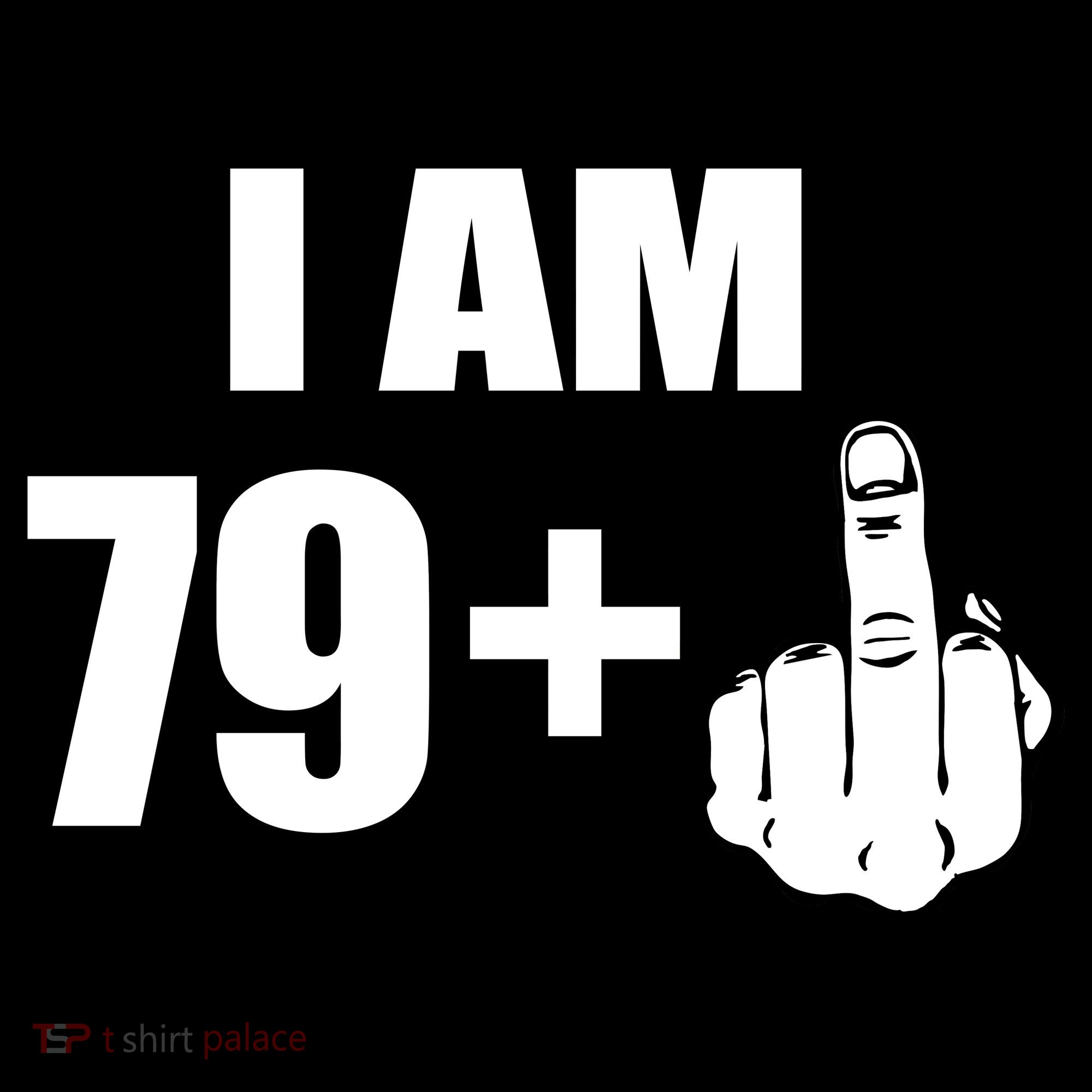 I Am 80 Middle Finger 80th Birthday Gift Bucket Hat