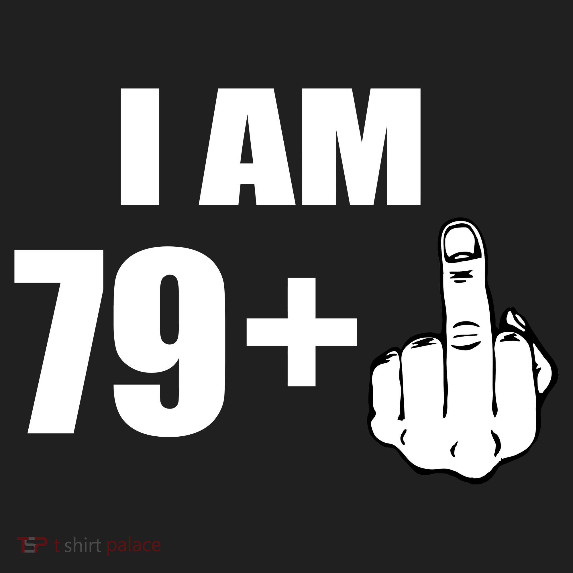 I Am 80 Middle Finger 80th Birthday Gift Beanie