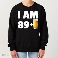 I Am 89 Plus Beer 90th Birthday Women's Sweatshirt thumb 0