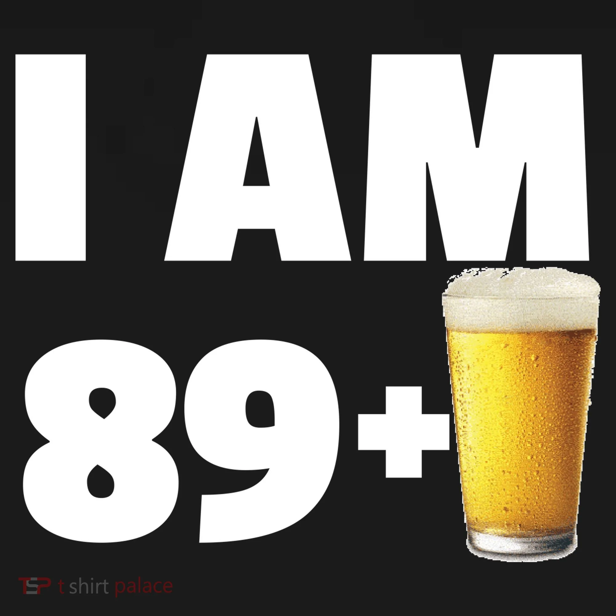 I Am 89 Plus Beer 90th Birthday Doggie Tank