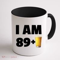 I Am 89 Plus Beer 90th Birthday Coffee Mug thumb 1