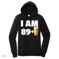 I Am 89 Plus Beer 90th Birthday Women's Hoodie thumb 0