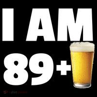 I Am 89 Plus Beer 90th Birthday Ornament thumb 1
