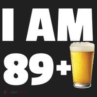 I Am 89 Plus Beer 90th Birthday Hat thumb 2
