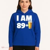 I Am 89 Plus Beer 90th Birthday Hoodie thumb 5