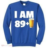 I Am 89 Plus Beer 90th Birthday Sweatshirt thumb 0