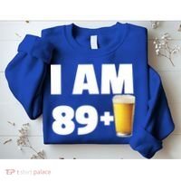 I Am 89 Plus Beer 90th Birthday Sweatshirt thumb 2