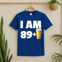 I Am 89 Plus Beer 90th Birthday T-Shirt thumb 2
