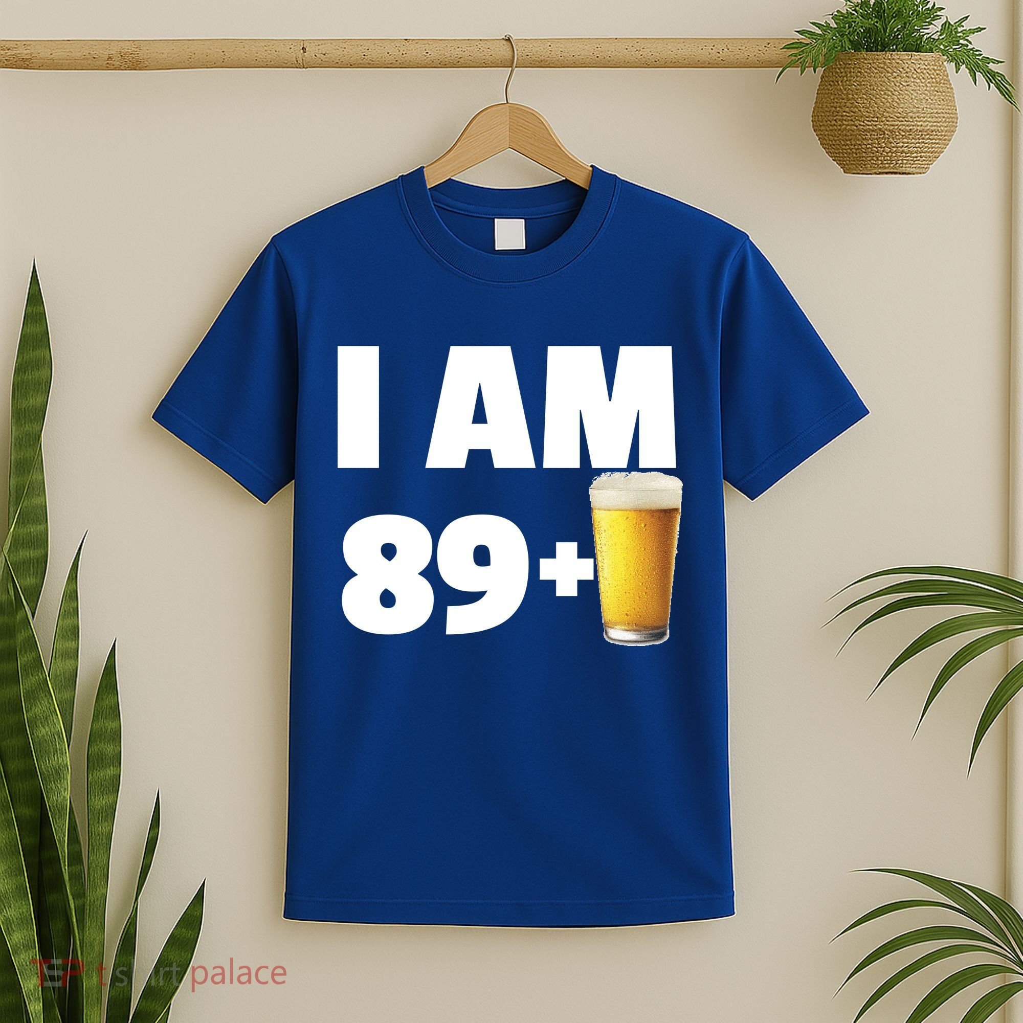 I Am 89 Plus Beer 90th Birthday T-Shirt