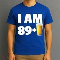 I Am 89 Plus Beer 90th Birthday T-Shirt thumb 3