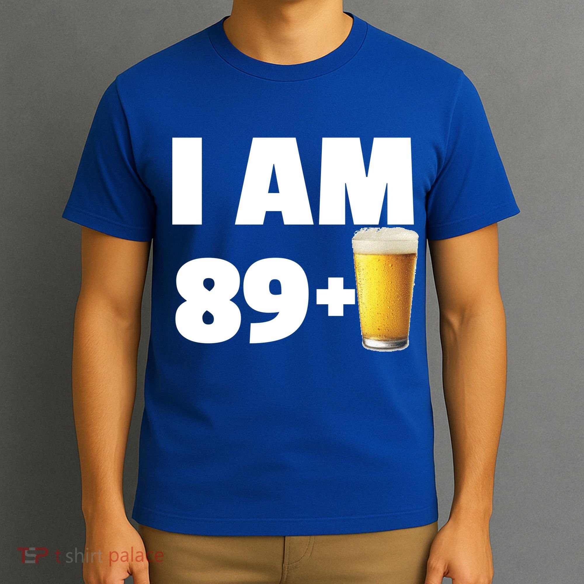I Am 89 Plus Beer 90th Birthday T-Shirt