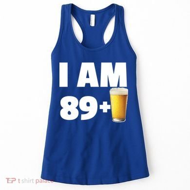 I Am 89 Plus Beer 90th Birthday Women's Tank Top
