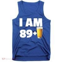 I Am 89 Plus Beer 90th Birthday Tank Top thumb 0