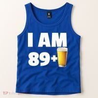 I Am 89 Plus Beer 90th Birthday Tank Top thumb 2