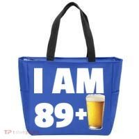 I Am 89 Plus Beer 90th Birthday Tote Bag thumb 0