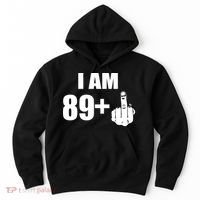 I Am 90 Middle Finger Funny 90th Birthday Gift Hoodie thumb 0