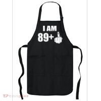 I Am 90 Middle Finger Funny 90th Birthday Gift Apron thumb 0