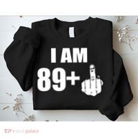 I Am 90 Middle Finger Funny 90th Birthday Gift Sweatshirt thumb 2
