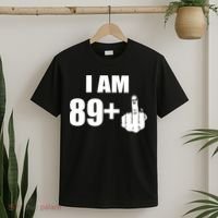 I Am 90 Middle Finger Funny 90th Birthday Gift T-Shirt thumb 2