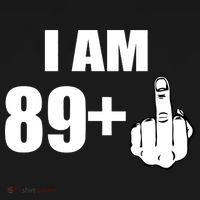 I Am 90 Middle Finger Funny 90th Birthday Gift Coaster thumb 2