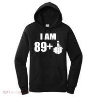 I Am 90 Middle Finger Funny 90th Birthday Gift Women's Hoodie thumb 0