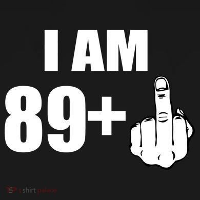 I Am 90 Middle Finger Funny 90th Birthday Gift Performance Fleece Hoodie