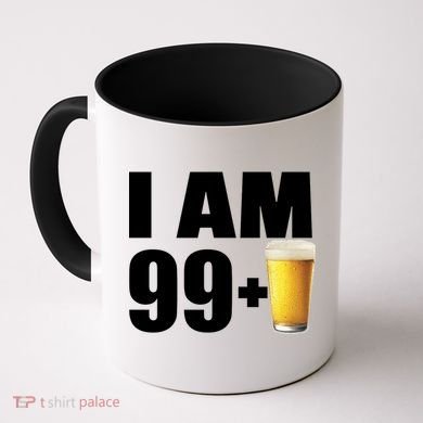 I Am 99 Plus Beer 100th Birthday Coffee Mug