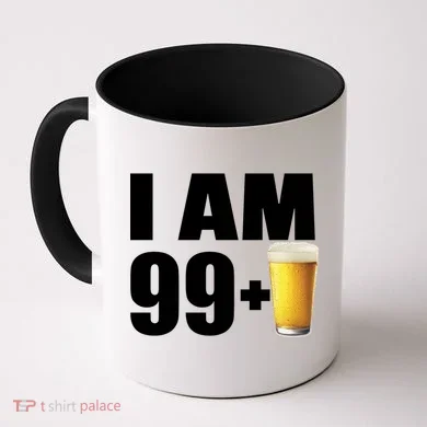 I Am 99 Plus Beer 100th Birthday Coffee Mug