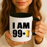 I Am 99 Plus Beer 100th Birthday Coffee Mug thumb 3